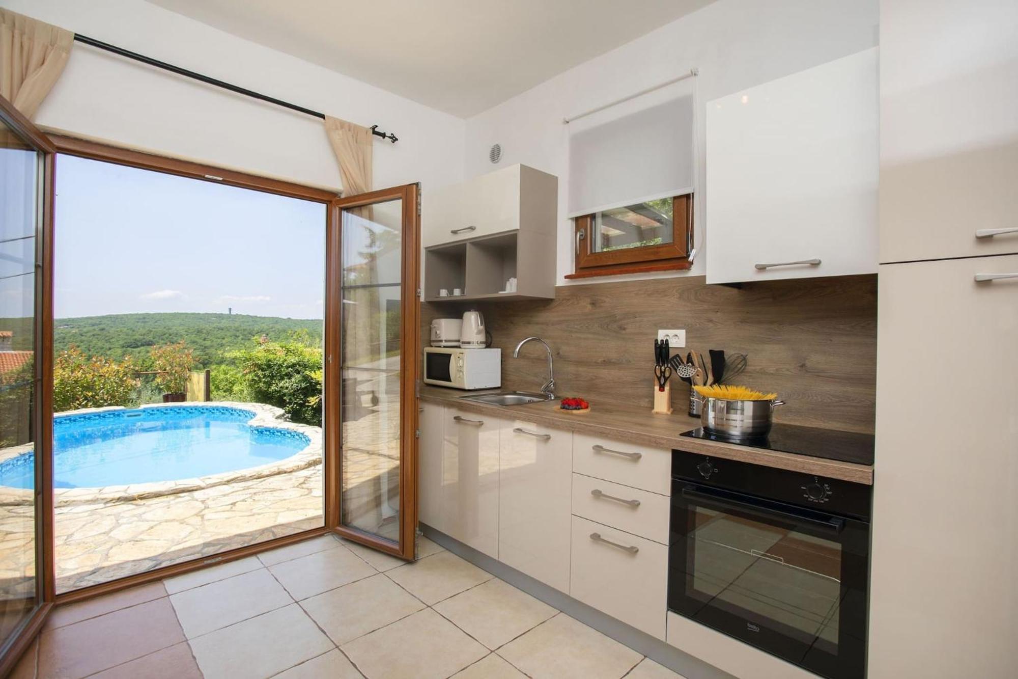 Holiday Home Deborah With Private Pool Лабин Экстерьер фото